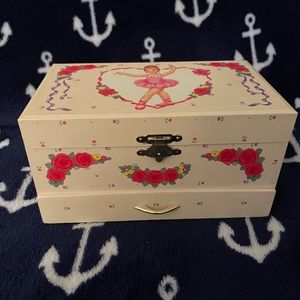 Pink Ballerina Music Jewelry Box